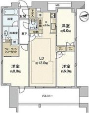 スカイズ タワー＆ガーデンの間取り画像