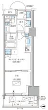 パークアクシス品川天王洲アイルの間取り画像