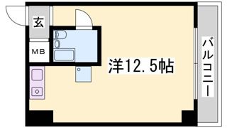 カサベラエステ三宮の間取り画像