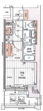レジュールアッシュ神戸ヴィヴァンの間取り画像
