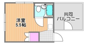 ビッグバーンズマンション伊島G棟の間取り画像