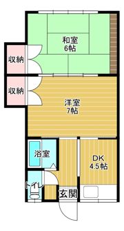 菊陽ハイツの間取り画像