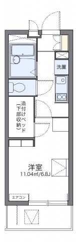 レオパレスβの間取り画像