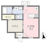 Enzo三町A棟の間取り画像