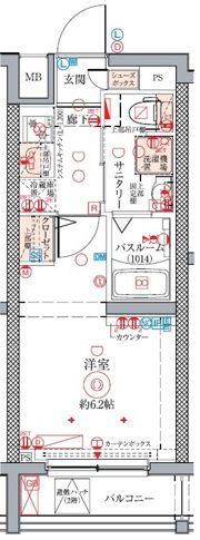 クレヴィスタ方南町Ⅱの間取り画像