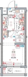 クレヴィスタ方南町Ⅱの間取り画像