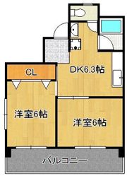 プリンセス・リバーサイドの間取り画像