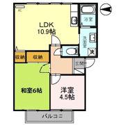 フレグランスメイビーA棟の間取り画像