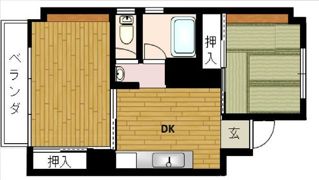 第3日鶴ビルの間取り画像