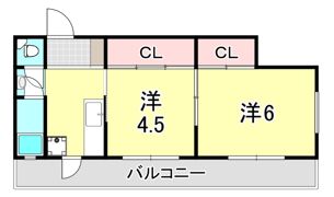 マンション冨士の間取り画像