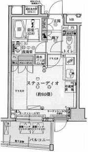 ドルフ後楽園ステーションフロントの間取り画像