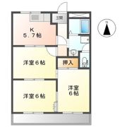 浜北グランドマンションの間取り画像