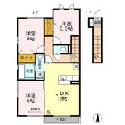 エイトサザンコート B棟の間取り画像