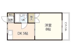 泉コーポの間取り画像
