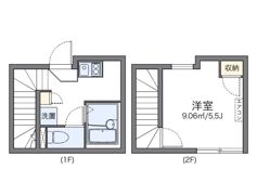 レオネクストEgawaⅡの間取り画像