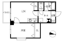 レイクランド大手町の間取り画像