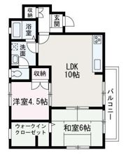 レジデンシアMIYUKIの間取り画像