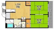 コーポヤナセの間取り画像