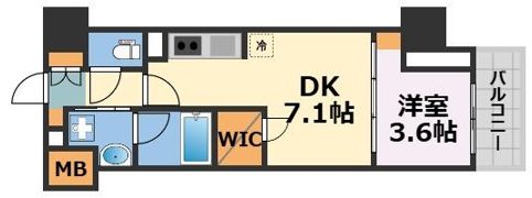 アーバネックス天満橋Frontの間取り画像