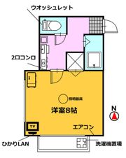 コーポフォレストの間取り画像