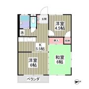 下佐野第2コーポの間取り画像