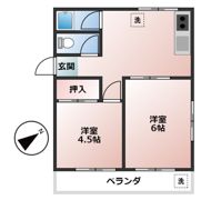 三松ハイムの間取り画像