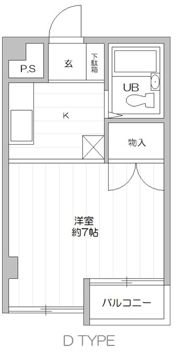 ル・パレ福住の間取り画像