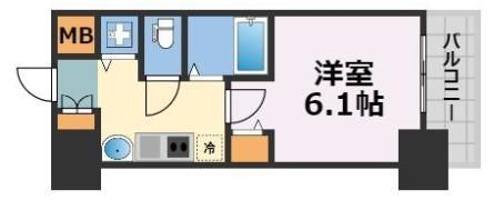 プレサンス本町ジョイスの間取り画像