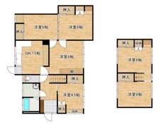 矢賀2丁目戸建の間取り画像