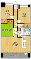 ニューガイア四季彩の丘B棟の間取り画像