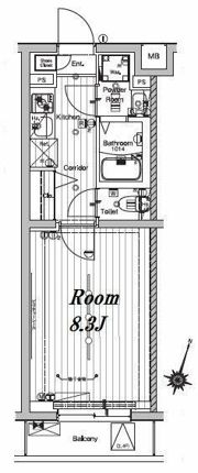 メイクスデザイン池袋パークサイドの間取り画像