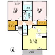 グランデージLisaの間取り画像