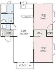 ハイツファミールBの間取り画像