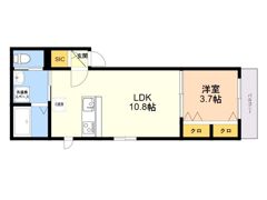 OAK VILLA MAISON SHIMOBARU NORTHの間取り画像