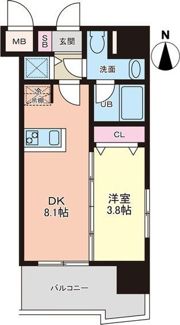 カレント茶屋が坂の間取り画像
