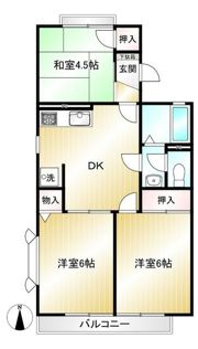 フォレストヒルズⅠの間取り画像