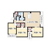 ユング城山の間取り画像