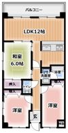 プランテーム吉田の間取り画像