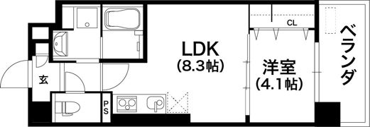 ケイサンユニティの間取り画像
