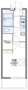 レオパレスリベロ黒崎の間取り画像