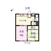 六花ハイツの間取り画像