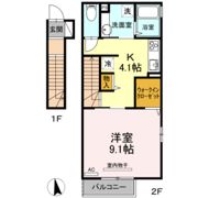 メゾン ド シュクル B棟の間取り画像