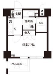 レジディア白金高輪Ⅱの間取り画像