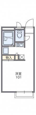 レオパレス渚の間取り画像