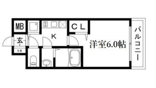 ララプレイス神戸西元町の間取り画像