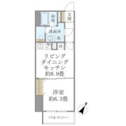 SS．FLAT神楽坂southの間取り画像