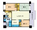 西新中央パークマンションの間取り画像