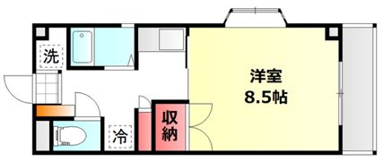 Fマンションの間取り画像