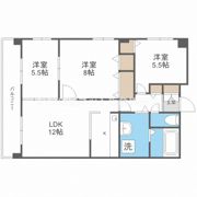 パークハイツアイリス1号館の間取り画像