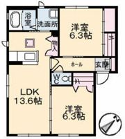 M’s Pronube 弐番館の間取り画像